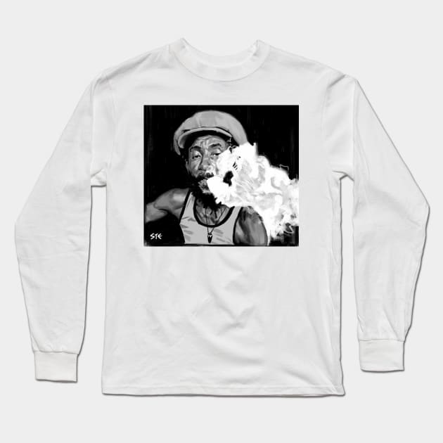 Lee Scratch Perry Long Sleeve T-Shirt by ste1bro